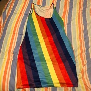 *NEVER WORN* pride midi dress